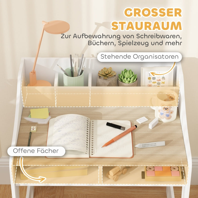 Children's Desk Set, Storage, Chair, Wood