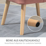 Single Armchair, Relaxing Velvet-Look Upholstered, Raised Legs