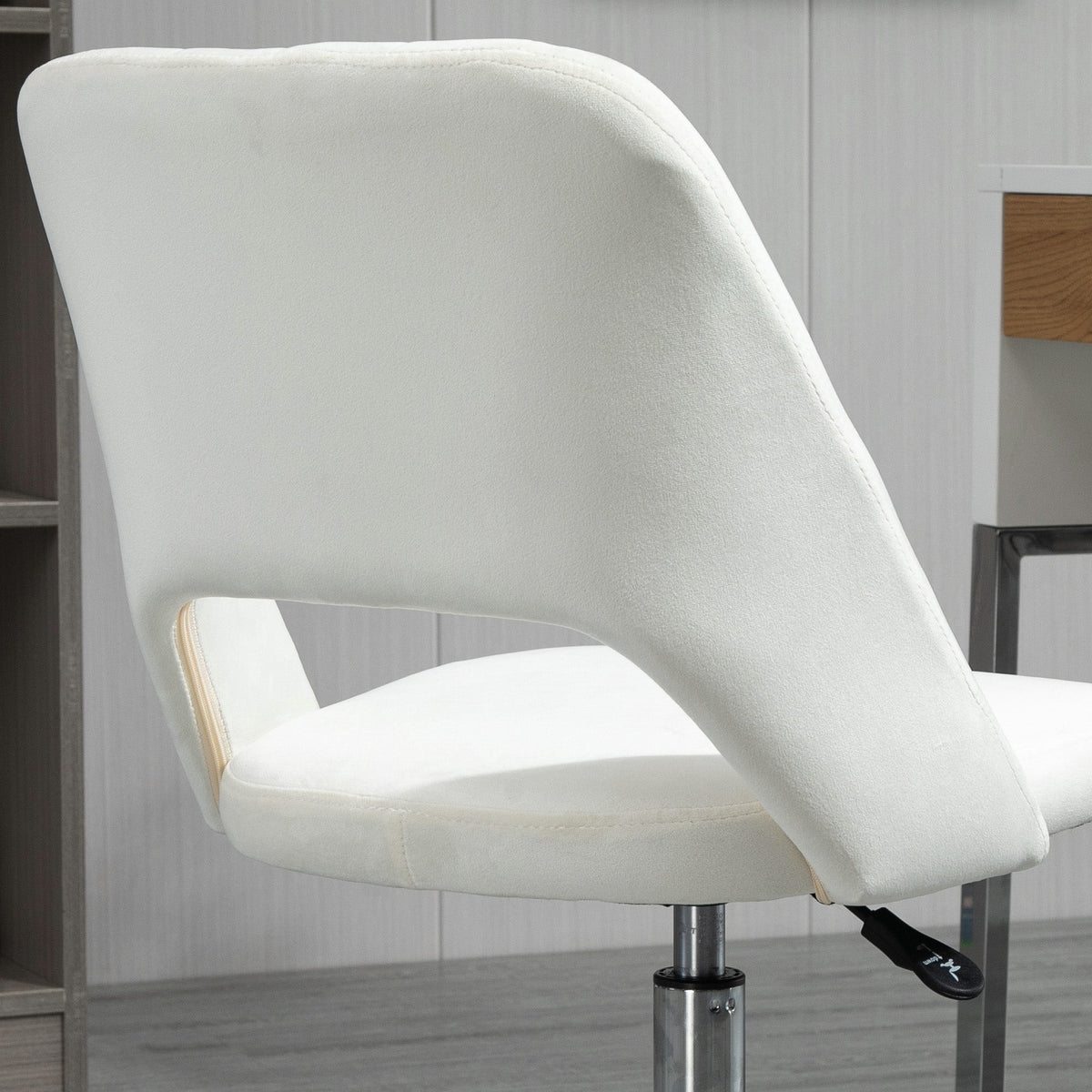 Swivel Chair Height-Adjustable Compact Ergonomic, Beige