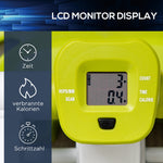 Mini Stepper, Non-Slip Up-Down Stepper with LCD Display, Steel, Yellow