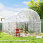 Greenhouse Film Waterproof UV Protection Tear-Resistant 8x10 m Plastic, Transparent