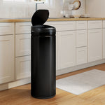 50L Sensor Waste Bin, Soft-Close Touchless Stainless Steel
