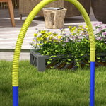 Dog Agility Set, 4-Piece Portable with Carrying Bag, PE & ABS Yellow