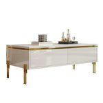 Coffee Table Multifunctional Side Table 100x50x36cm High-Gloss