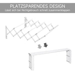 Wall Dryer, Space-Saving Clothes Airer, Metal White