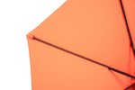 14.8 Ft Double Sided Outdoor Umbrella, Rectangular Large with Crank, Orange