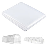 Greenhouse Film Waterproof UV Protection Tear-Resistant 8x10 m Plastic, Transparent