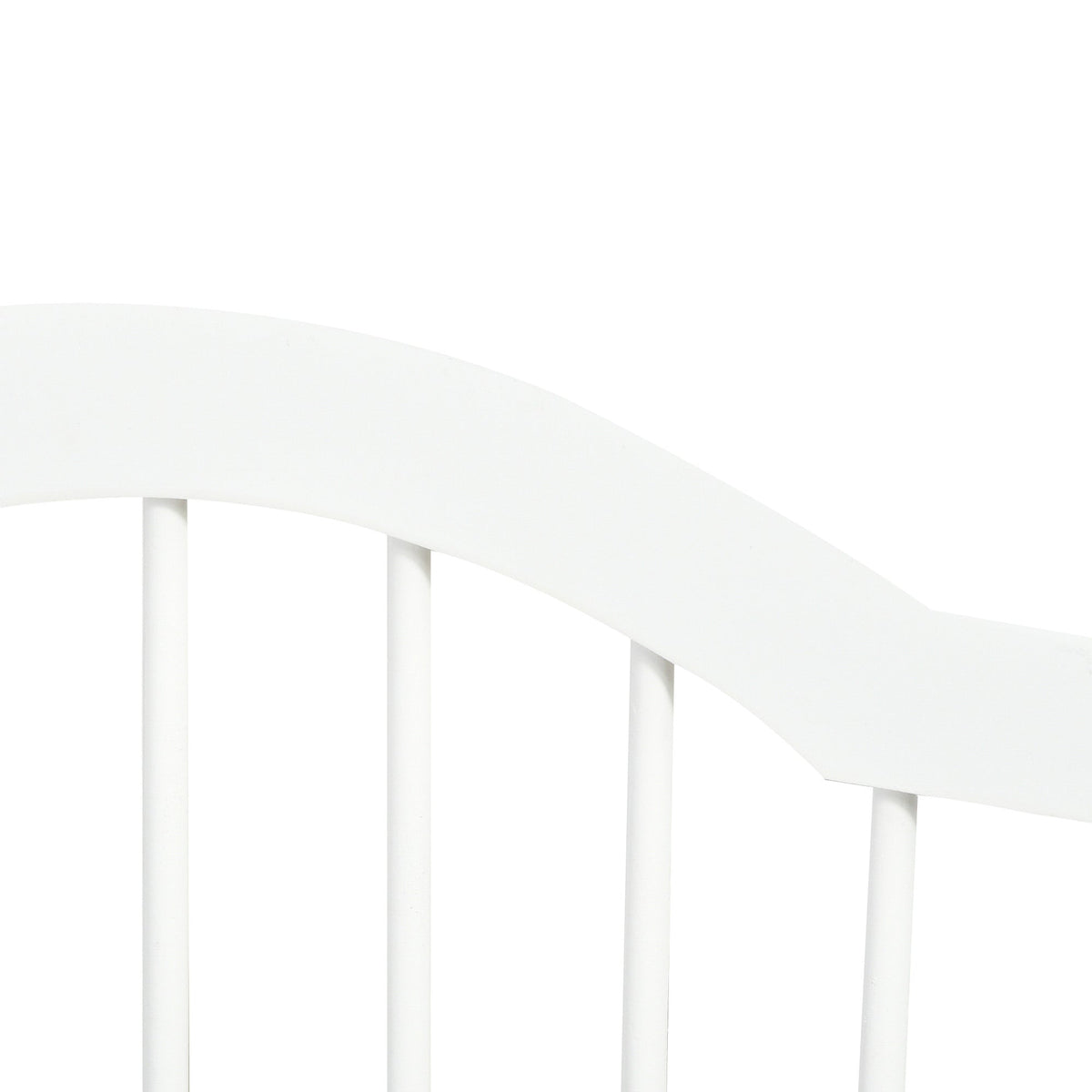 Dog Barrier Safety Gate, 3-Part Foldable MDF White