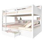 Rathgal white bunk bed with storage