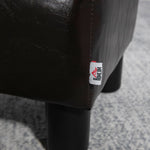 Footstool/Ottoman, Rectangular Footrest, Faux Leather