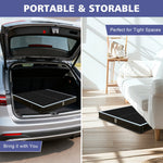 Foldable Table Tennis Table with Net, Paddles and Balls, 4.5FT Portable, Black