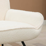 Rocking Chair, Swing Chair with Sherpa Fleece, 150 kg, Comfortable
