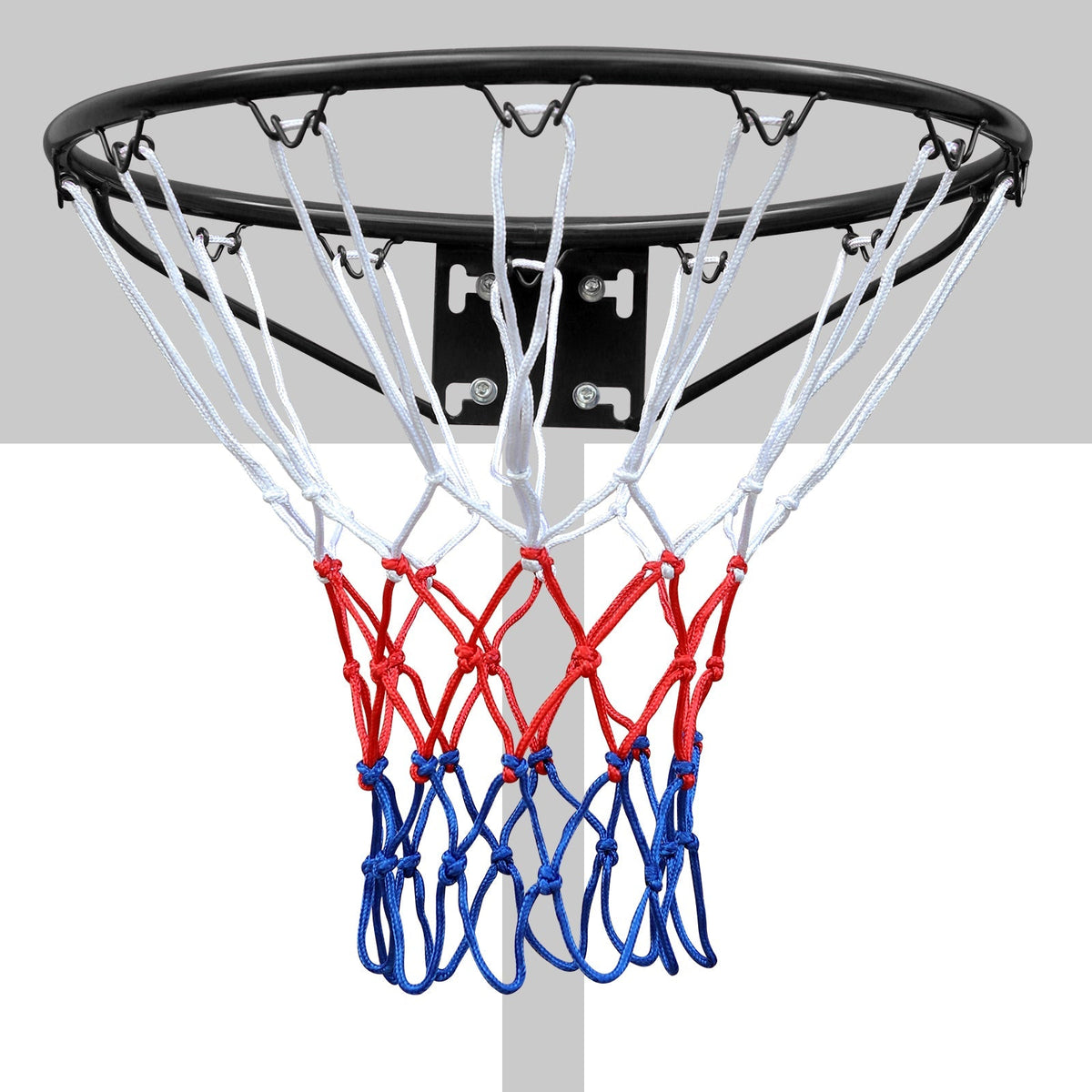 Basketball Rim Replacement, 45.72cm Wall/Door Mounted, Heavy Duty, Black