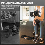 Adjustable Dumbbells 3.5/6/8/10 kg Storage Compartment Non-Slip Handles