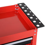 garden bench 60 kg load capacity, weatherproof and stable, red