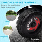 Kids' Quad, 2.5 km/h, Rechargeable, Trailer, Blue