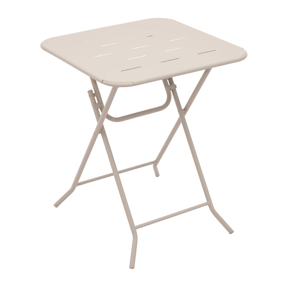 Outdoor 3-Piece Foldable Bistro Set, 2 Chairs & 1 Table, Beige
