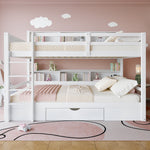 Rathgal white bunk bed with storage