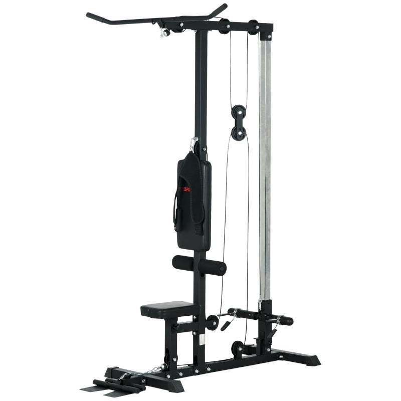 Home Gym Rowing Machine, Home Fitness Equipment, Steel, Synthetic Leather, Black