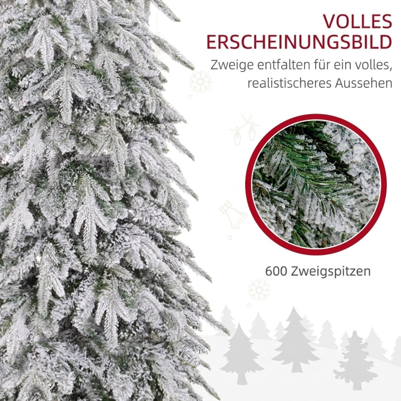 Artificial Christmas Tree, 180cm Snow 600-Branch, Green