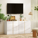 Chest of Drawers, Sideboard, Soft-Close Doors, Adjustable Shelf, White