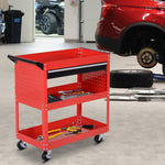 garden bench 60 kg load capacity, weatherproof and stable, red