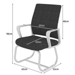 Office Chair, Minimalist Modern Soft & Comfortable, Metal Frame