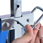 Scaffolding Trestle Folding 2x Height Adjustable 200kg Steel Blue