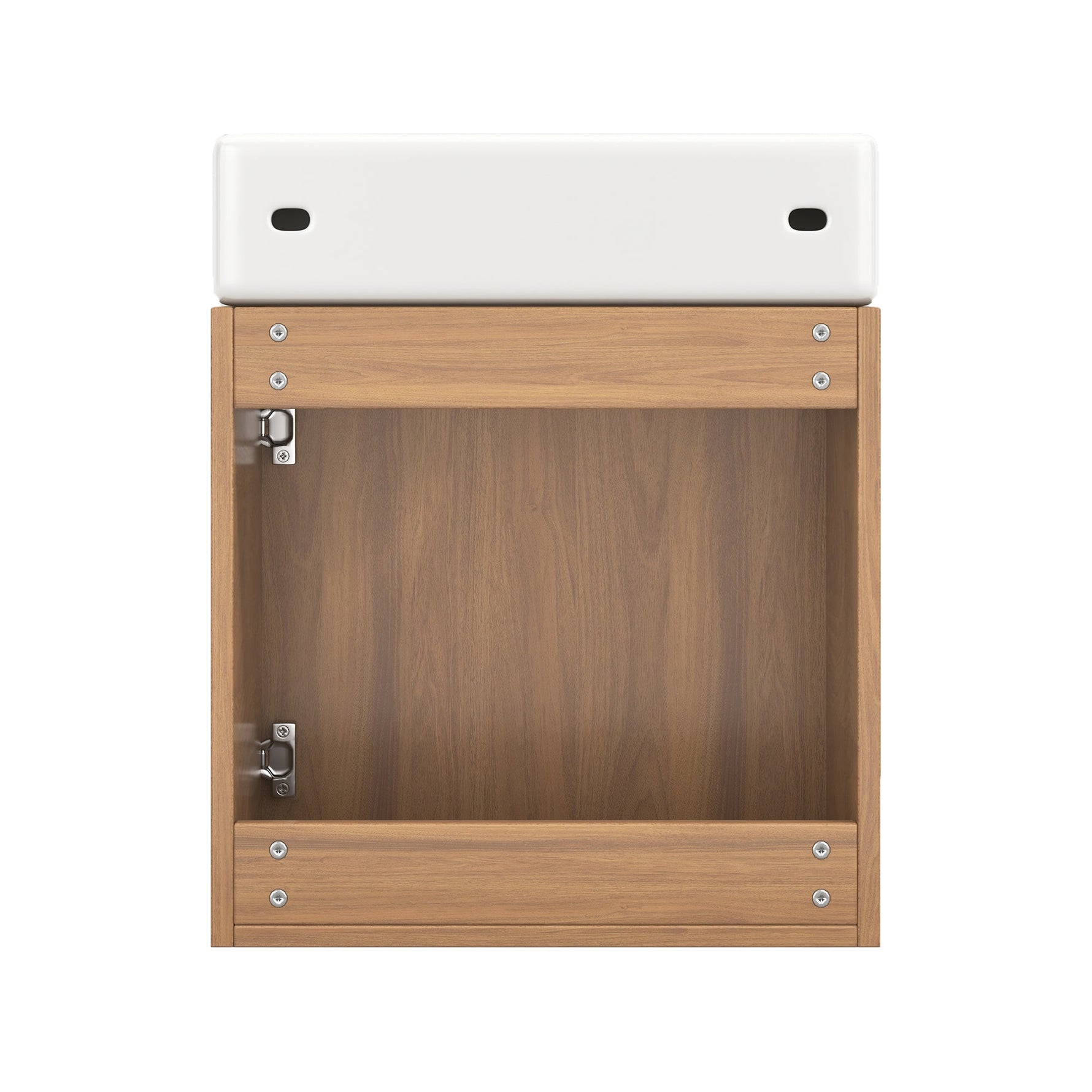 Bathroom furniture washbasin with vanity unit 46 cm, hanging, small guest, in furniture