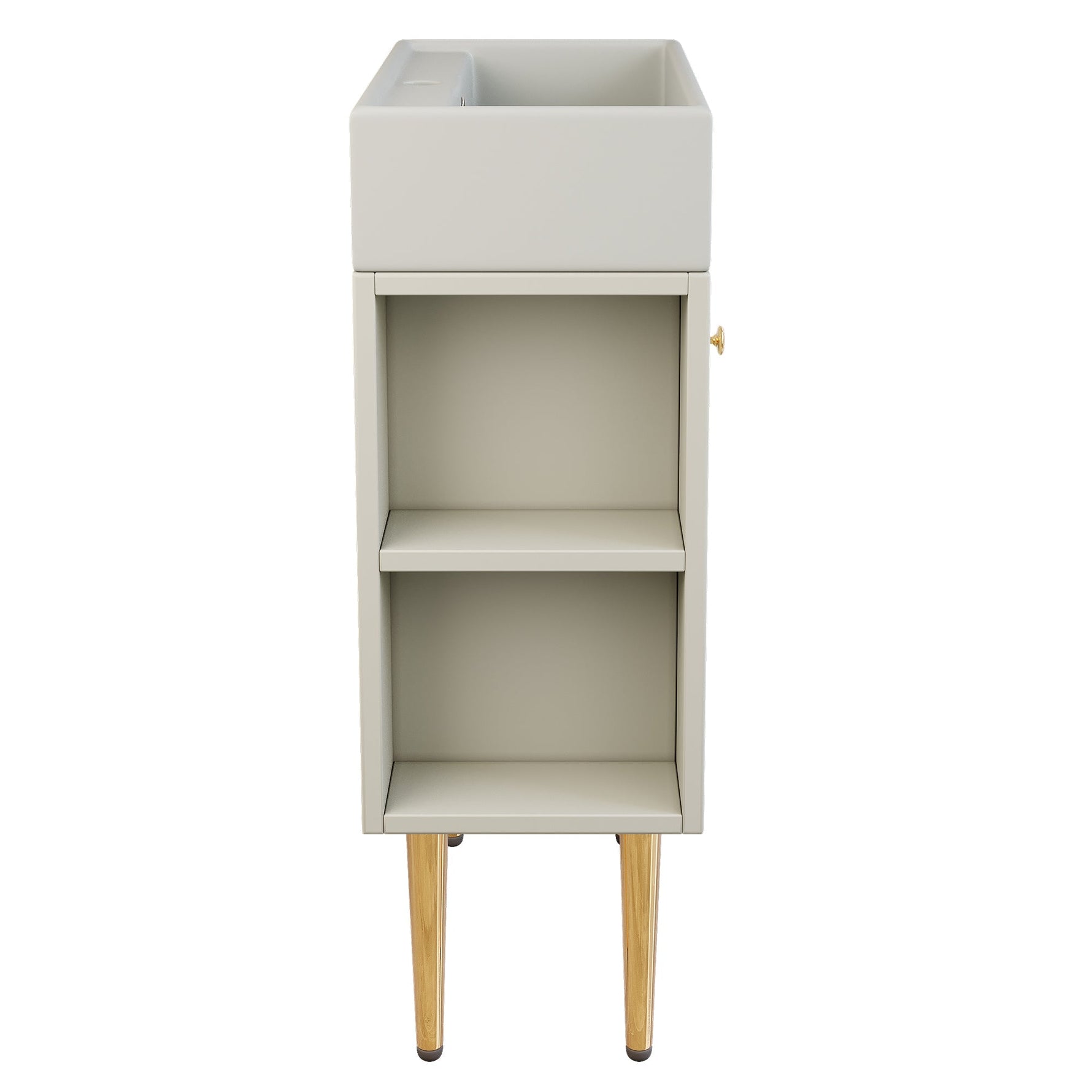 Bathroom Furniture Washbasin 55cm, Guest Bathroom Vanity Unit, White
