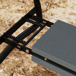 Folding Garden Kneeling Bench Knee Cushion Tool Pockets 150kg - Grey