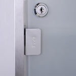 Medicine Cabinet First Aid, Lock, Stainless Steel