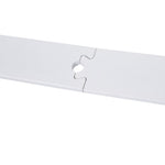 Sliding door fitting set 183 cm complete set carbon steel white