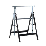 Scaffolding Trestle, Folding Height Adjustable 200 kg, Steel Black