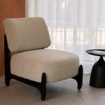 Wooden Chair Naomi, Leisure Sofa Disassembled, Black