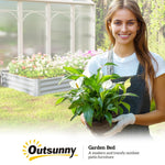 Raised Bed, Weather-Resistant Steel Planter Box 240 x 120 x 30 cm, Steel
