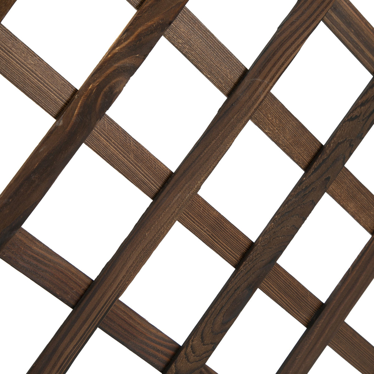 Raised Garden Bed with Trellis Flower Box, 72.5x31.5x149.5cm, Wooden
