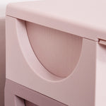Toy Storage, 3-Tier Chest of Drawers, Pink