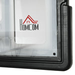 Basketball Hoop, Height Adjustable, Rolling Function, Stable Stand, Black