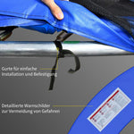 Trampoline Accessory Set, Edge Cover Safety Net, Ø 366cm, Colorful