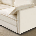 Modern Minimalist Sofa, 2-Seater Comfortable and Spacious, Living Room/Bedroom