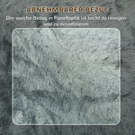 Dog Stairs 3-Step Pet Plush, Light Grey
