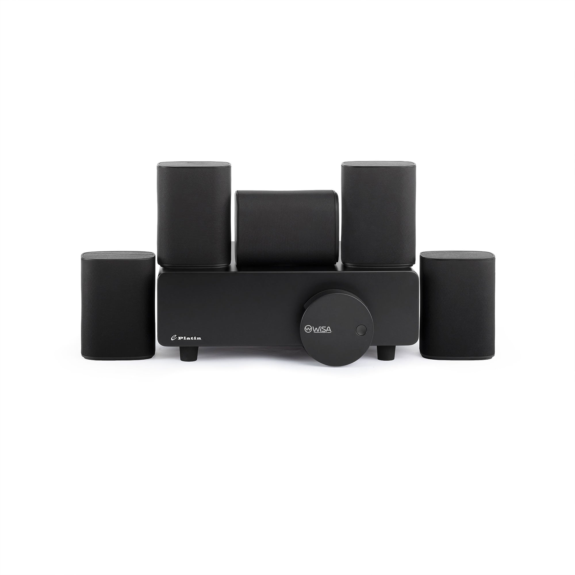 5.1 Compact Wireless Home Cinema System Milan Surround Sound Set WISA Low Latency - Black