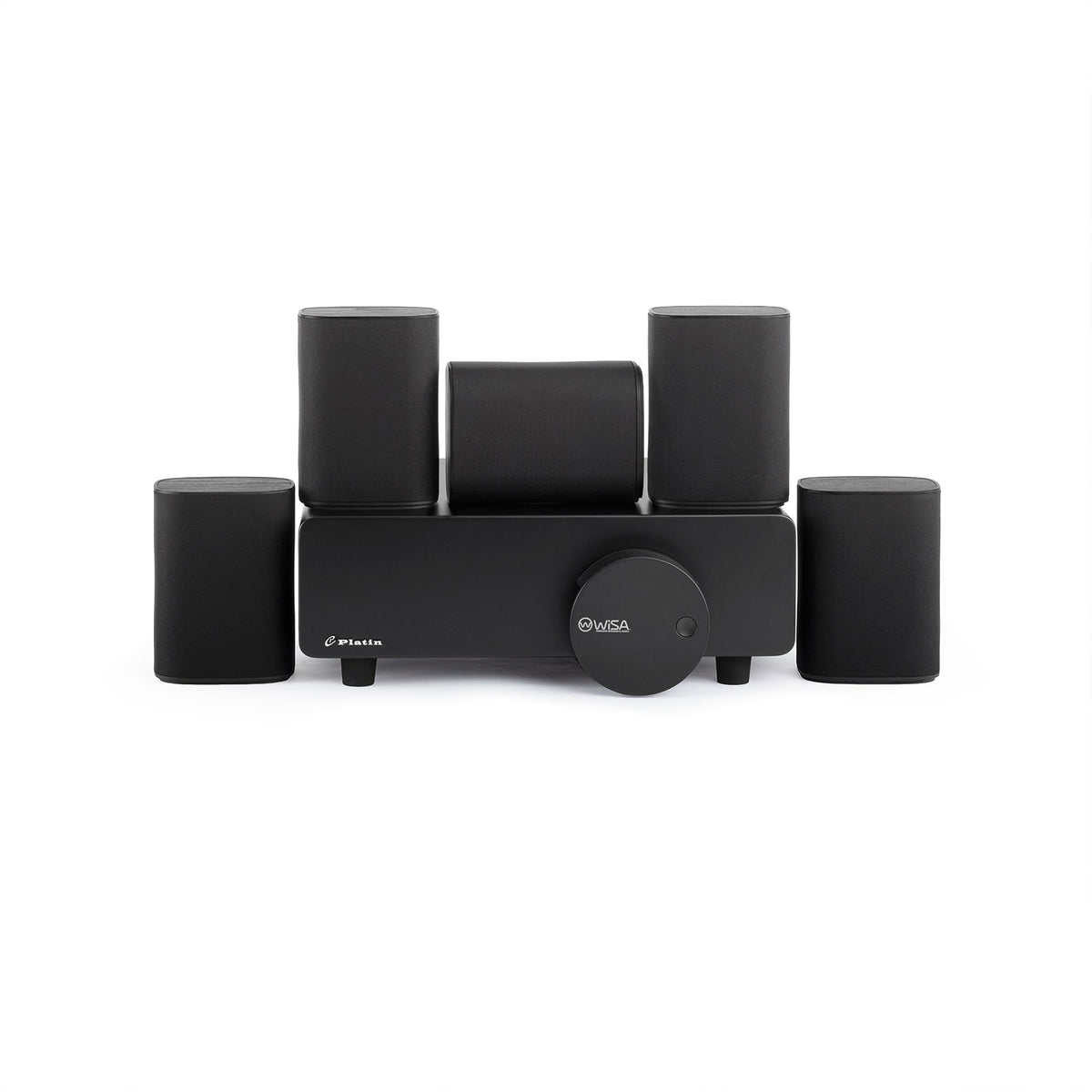 5.1 Compact Wireless Home Cinema System Milan Surround Sound Set WISA Low Latency - Black