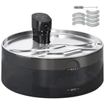 Cat Fountain 7L Quiet Pump LED Filter Stainless Steel