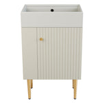 Bathroom Furniture Washbasin 55cm, Guest Bathroom Vanity Unit, White