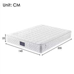 Spring King Mattress, 7-Zone Cold Foam Pocket Springs, 140x200cm Microfiber
