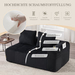 Two-Seater Sofa Storage Pocket Drink Holder - Corduroy Fabric