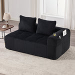 Two-Seater Sofa Storage Pocket Drink Holder - Corduroy Fabric