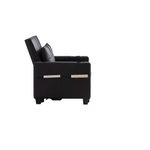 Sofa Bed, 3-in-1 Pull-Out with Cup Holders & USB Port